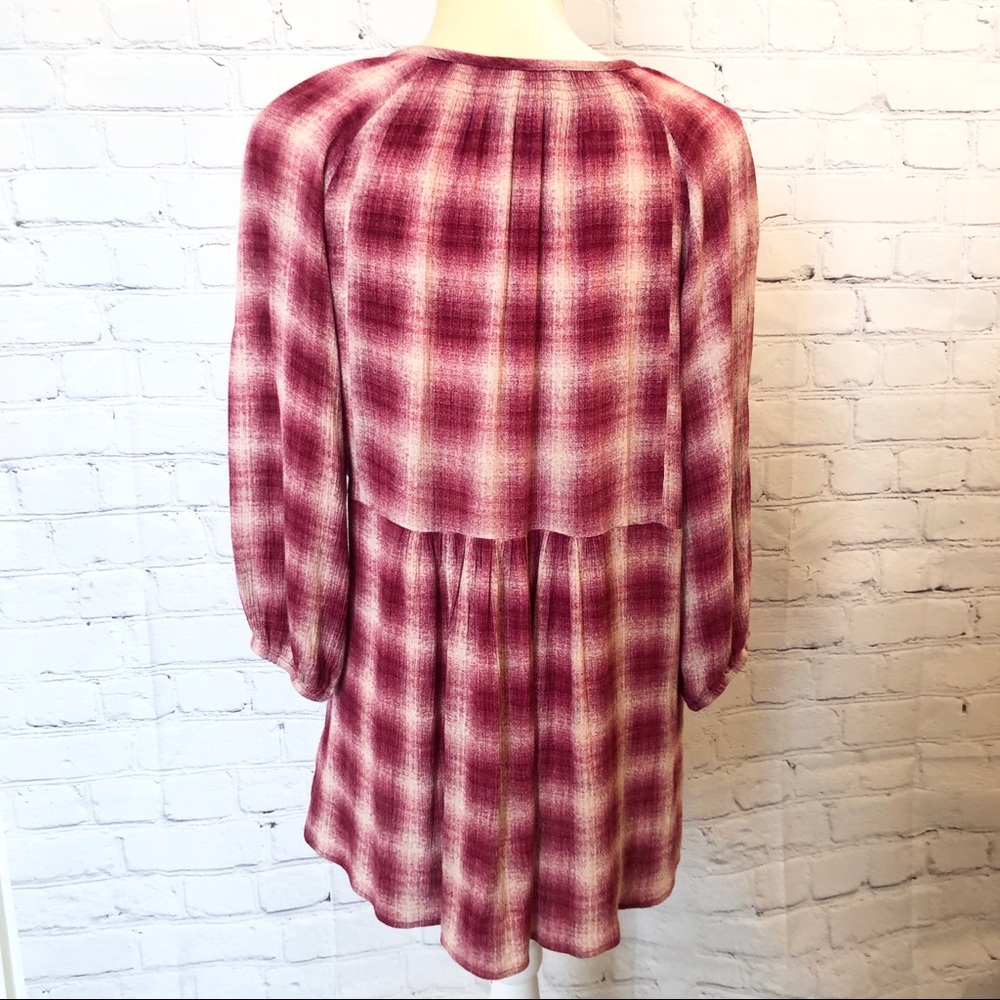 Maeve | Anthropologie pink cavalon peplum blouse - Picture 5 of 7